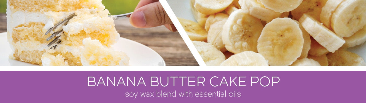 Banana Butter Cake Pop Fragrance-Goose Creek Candle
