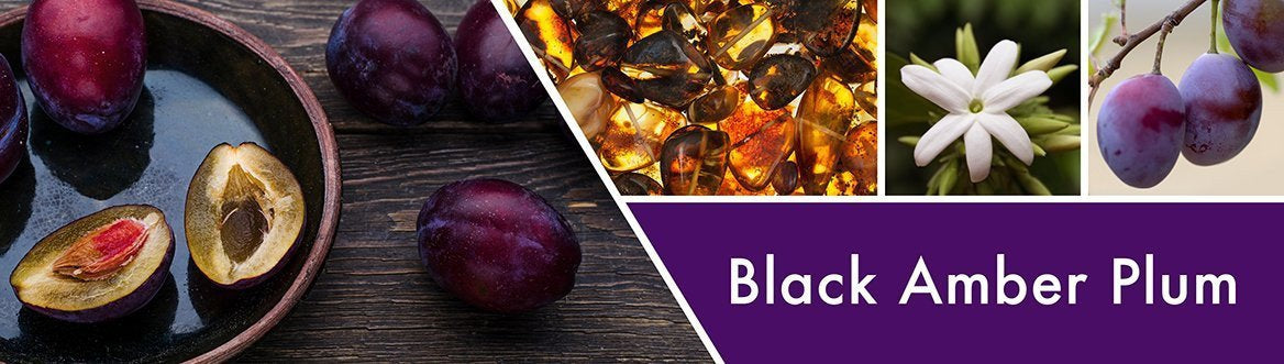 Black Amber Plum Fragrance-Goose Creek Candle