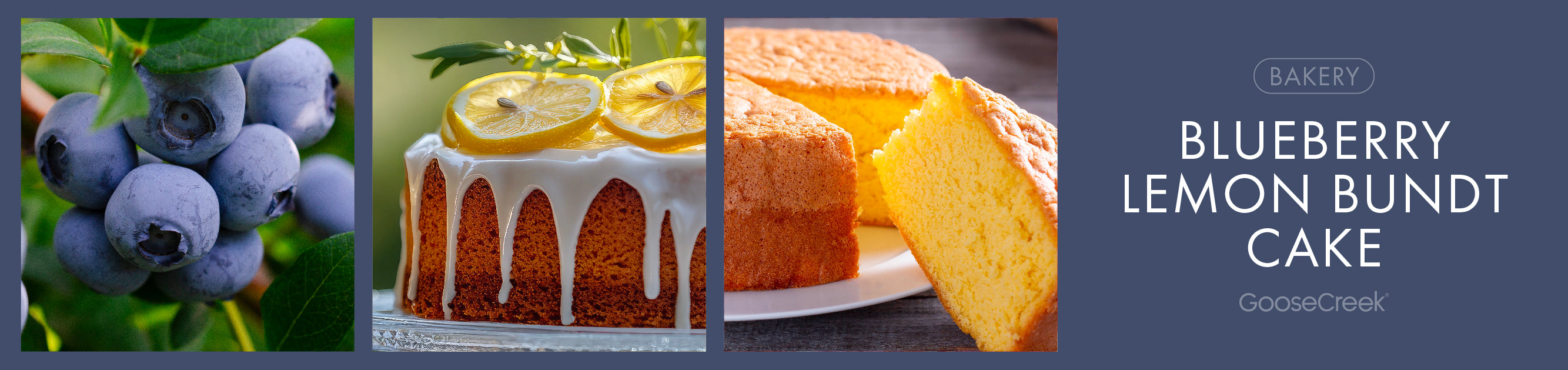 Blueberry Lemon Bundt Cake Fragrance-Goose Creek Candle