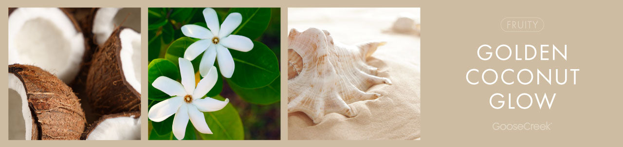 Golden Coconut Glow Fragrance-Goose Creek Candle