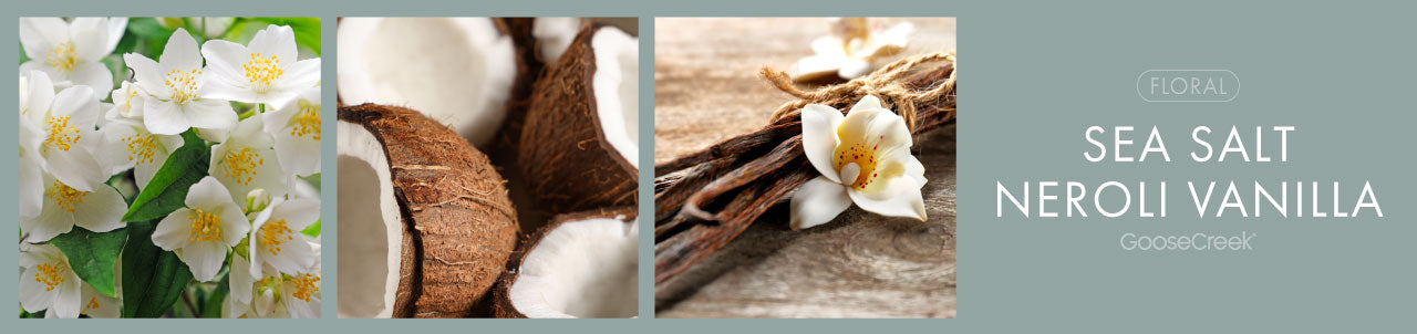Sea Salt Neroli & Vanilla Fragrance-Goose Creek Candle