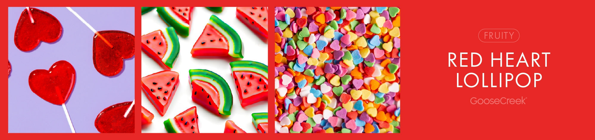 Red Heart Lollipop Fragrance-Goose Creek Candle