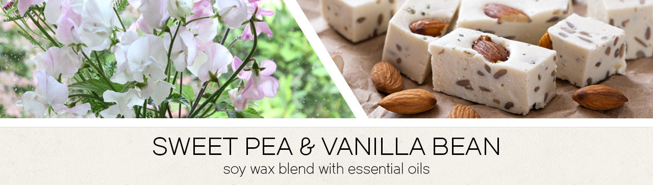 Sweet Pea & Vanilla Bean Fragrance-Goose Creek Candle