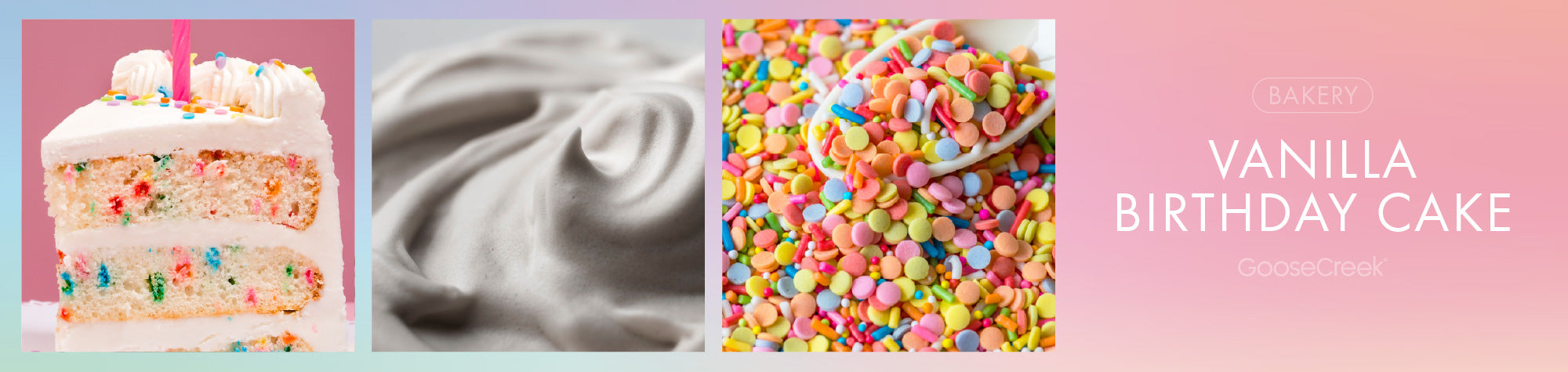 Vanilla Birthday Cake Fragrance-Goose Creek Candle