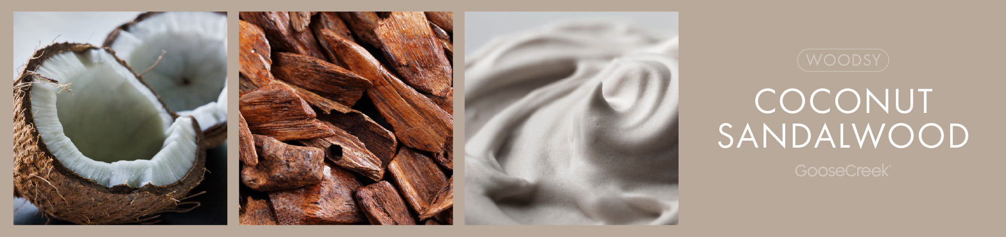 Coconut Sandalwood Fragrance-Goose Creek Candle