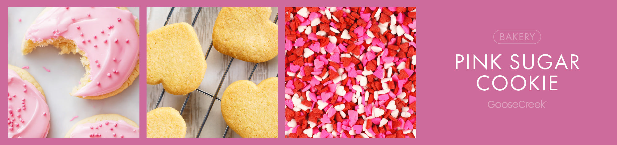 Pink Sugar Cookie Fragrance-Goose Creek Candle