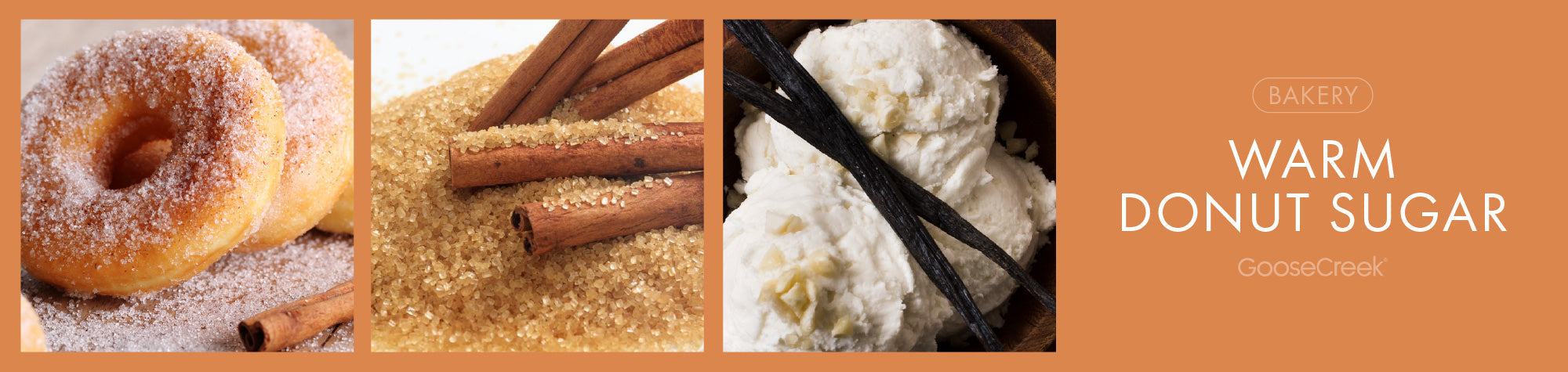 Warm Donut Sugar Fragrance-Goose Creek Candle