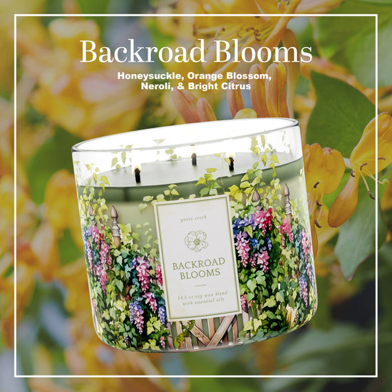 Backroad Blooms Large 3-Wick Candle
