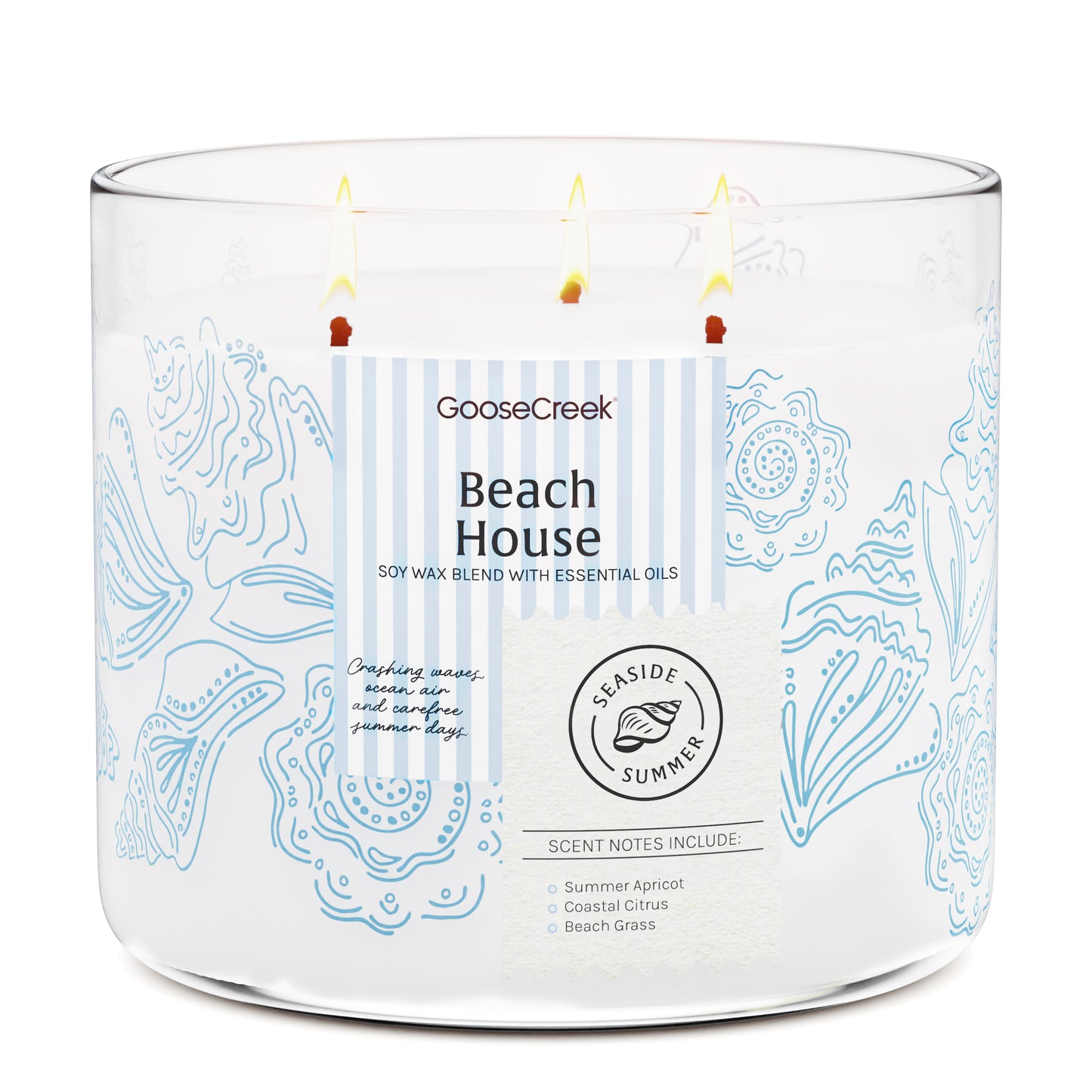 Beach House 3-Wick Candle