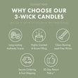 Load image into Gallery viewer, Bergamot & Tea Leaves Aromatherapy 3-Wick Candle