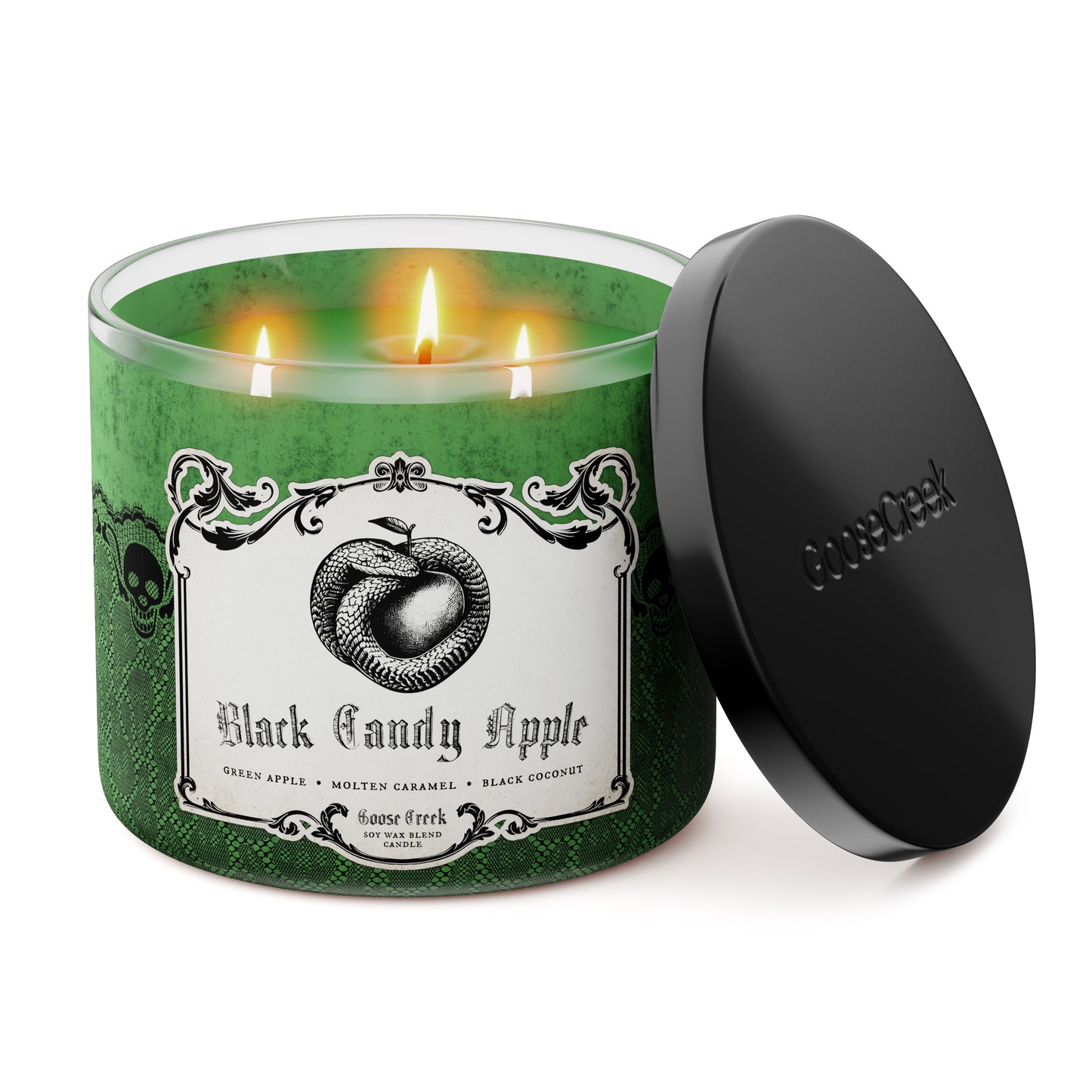 Black Candy Apple 3-Wick Candle
