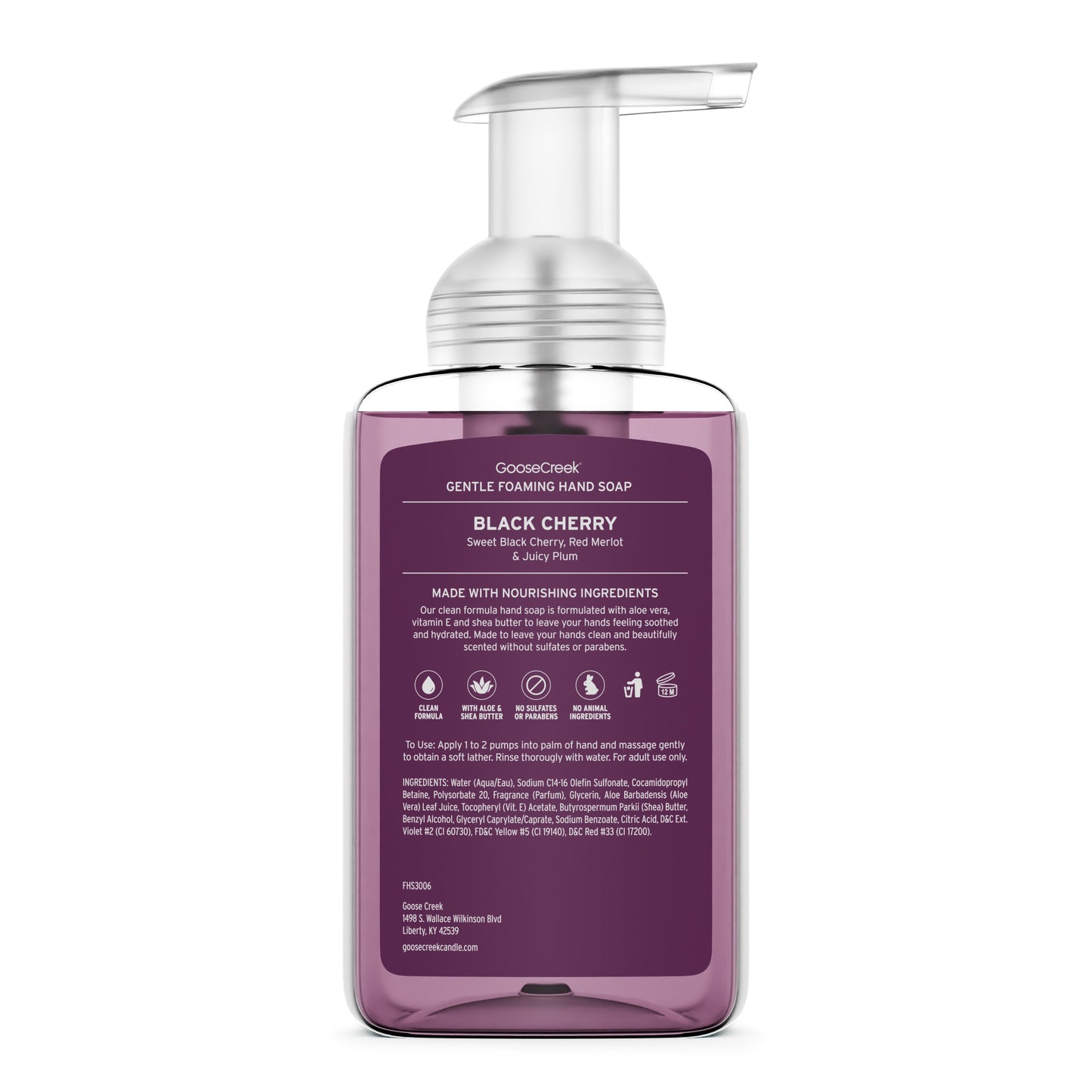Black Cherry Lush Foaming Hand Soap