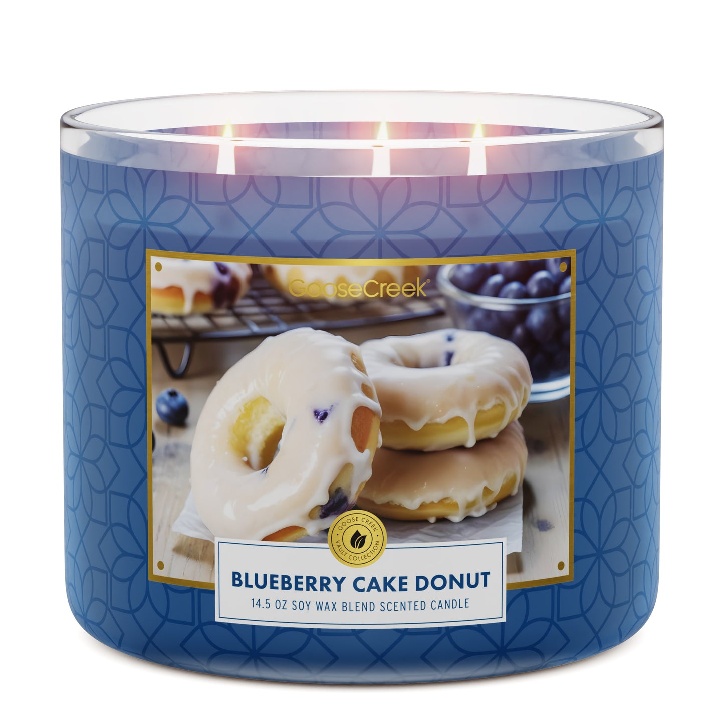 Blueberry Cake Donut 3-Wick Candle