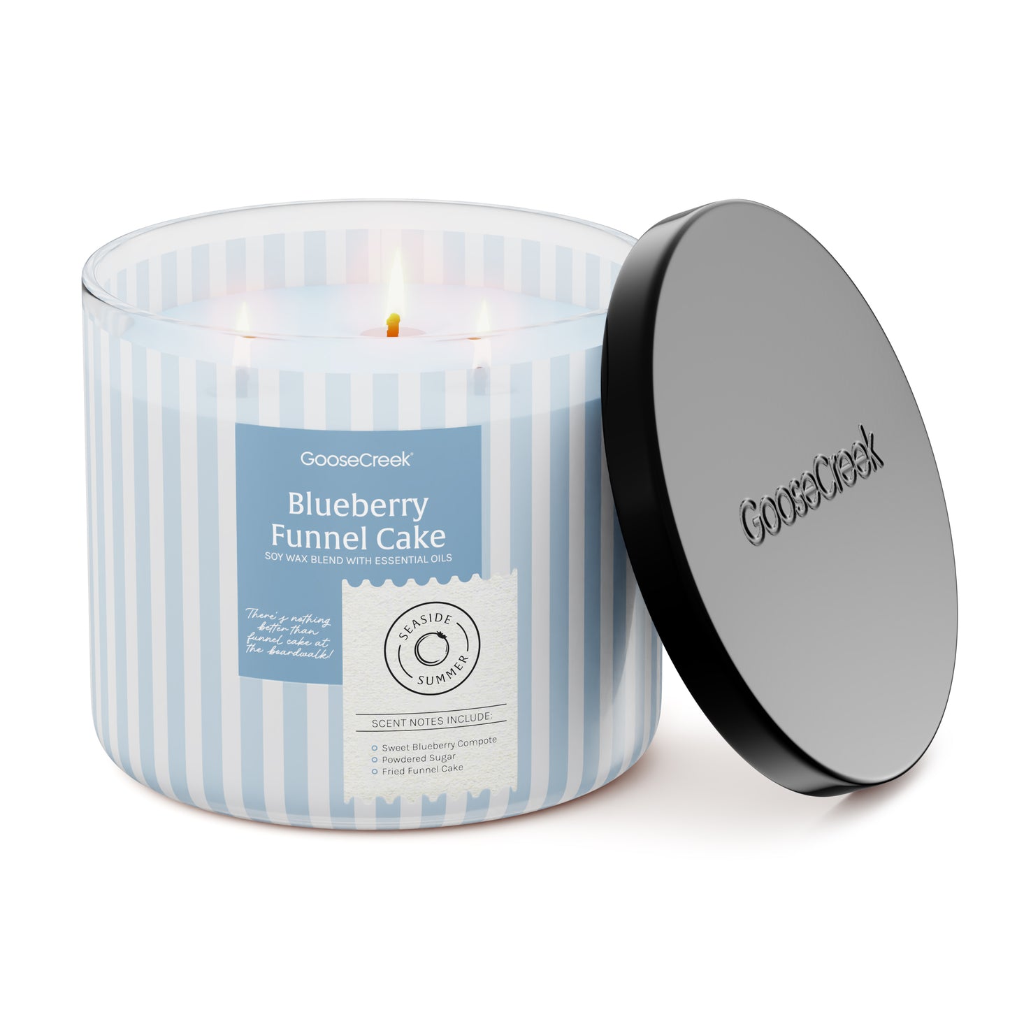 Blueberry Funnel Cake 3-Wick Candle