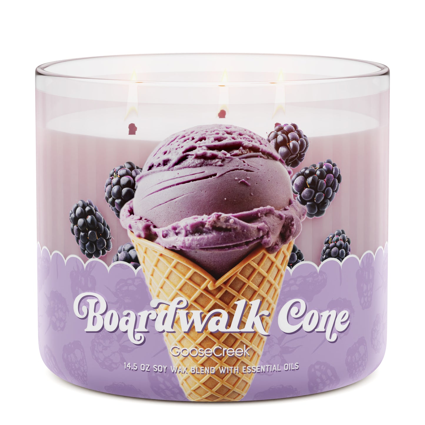 Boardwalk Cone 3-Wick Candle