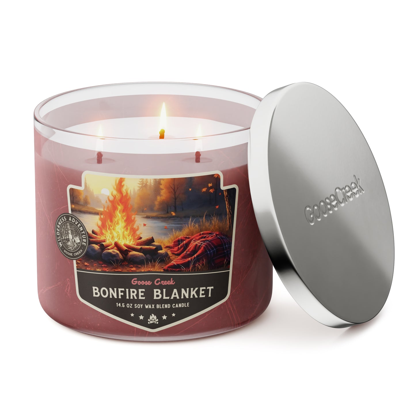Bonfire Blanket 3-Wick Candle
