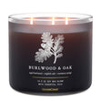 Load image into Gallery viewer, Burlwood & Oak 3-Wick Candle