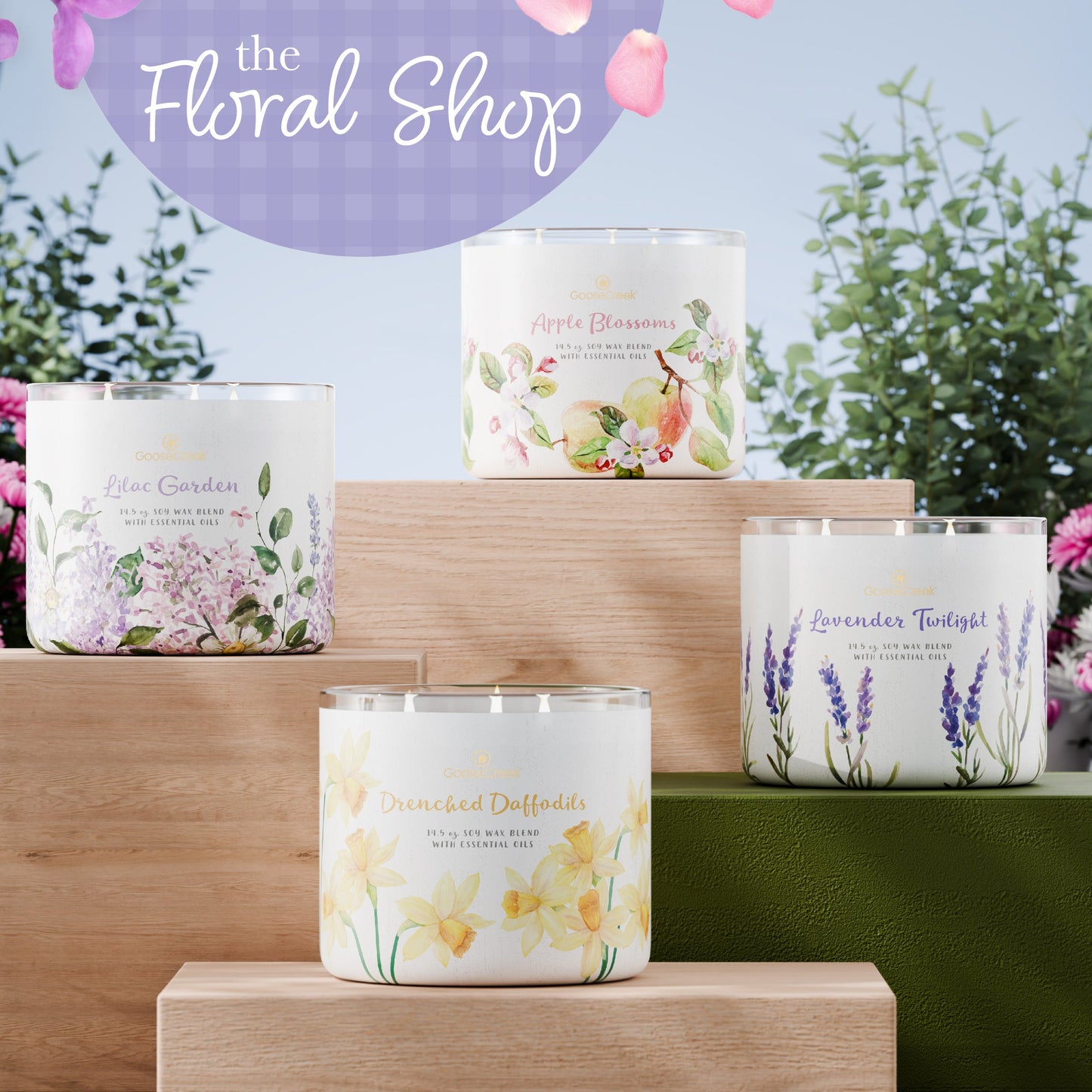 Butterfly Garden Large 3-Wick Candle