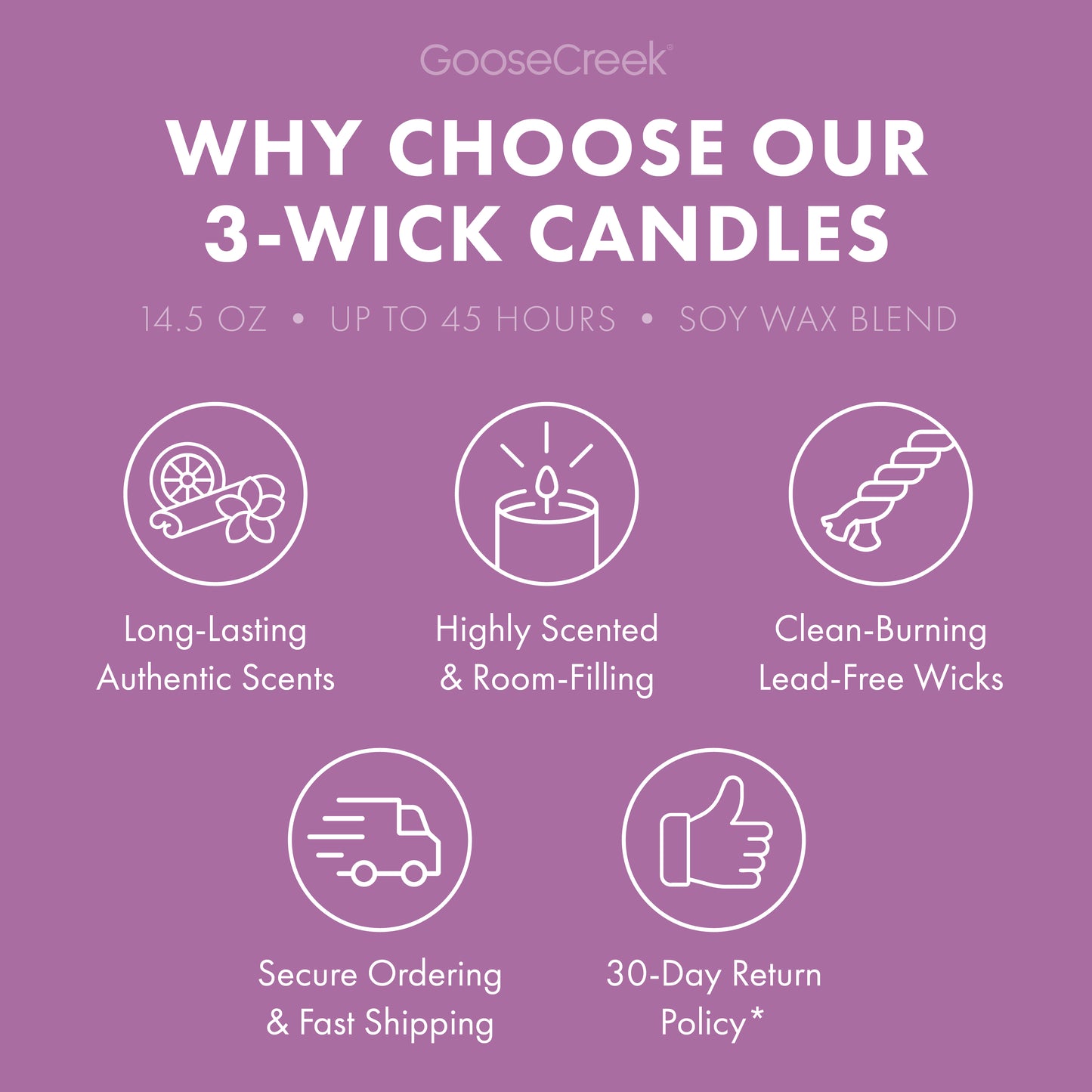Calm & Cozy 3-Wick Candle