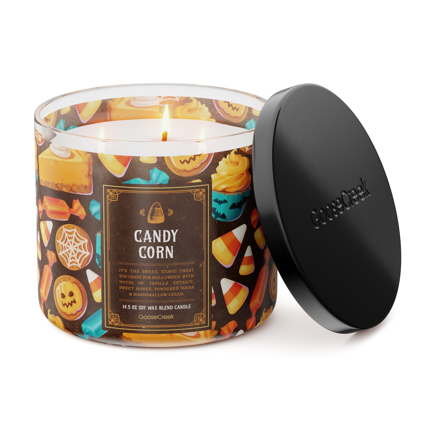Candy Corn 3-Wick Candle