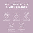 Load image into Gallery viewer, Cashmere Linens 3-Wick Candle