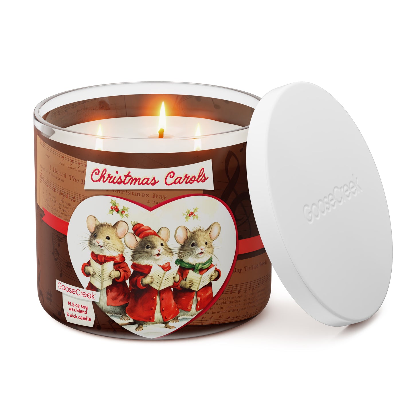 Christmas Carols 3-Wick Candle