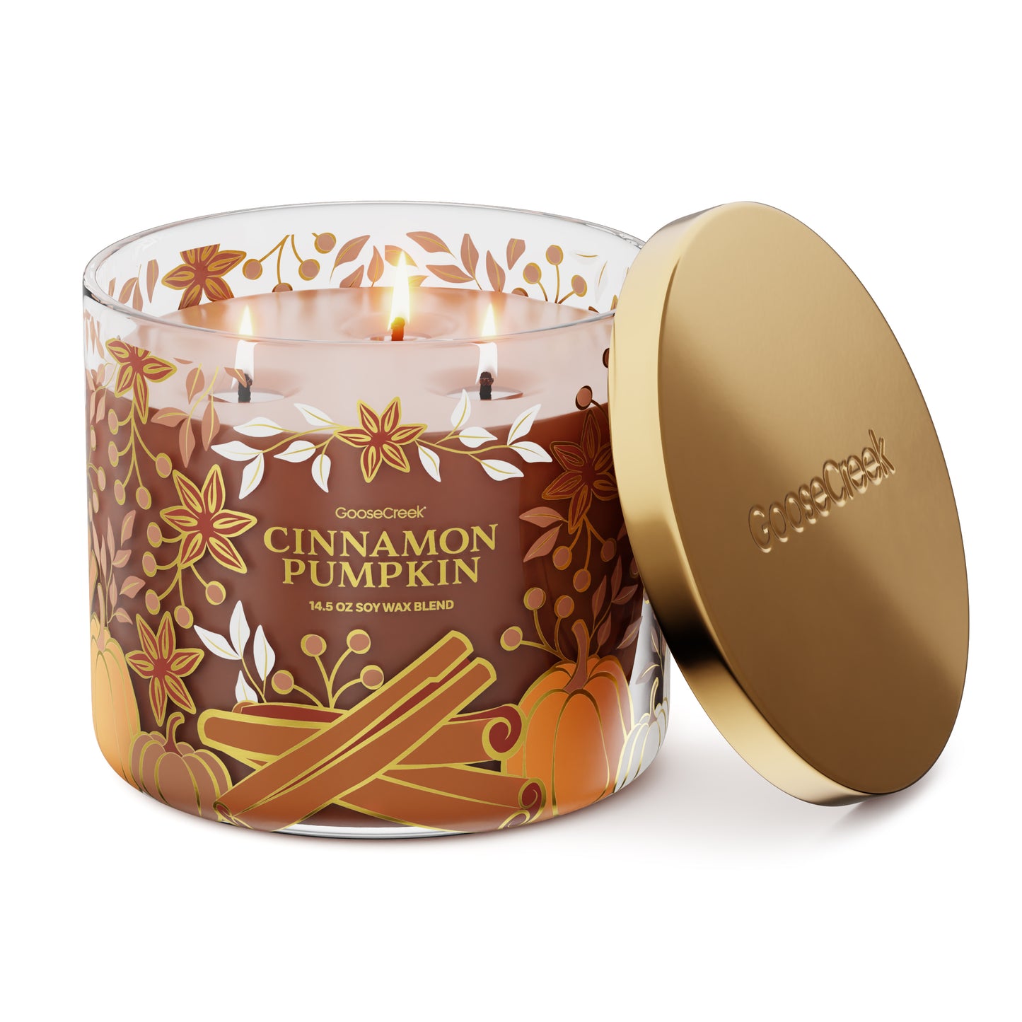 Cinnamon Pumpkin 3-Wick Candle