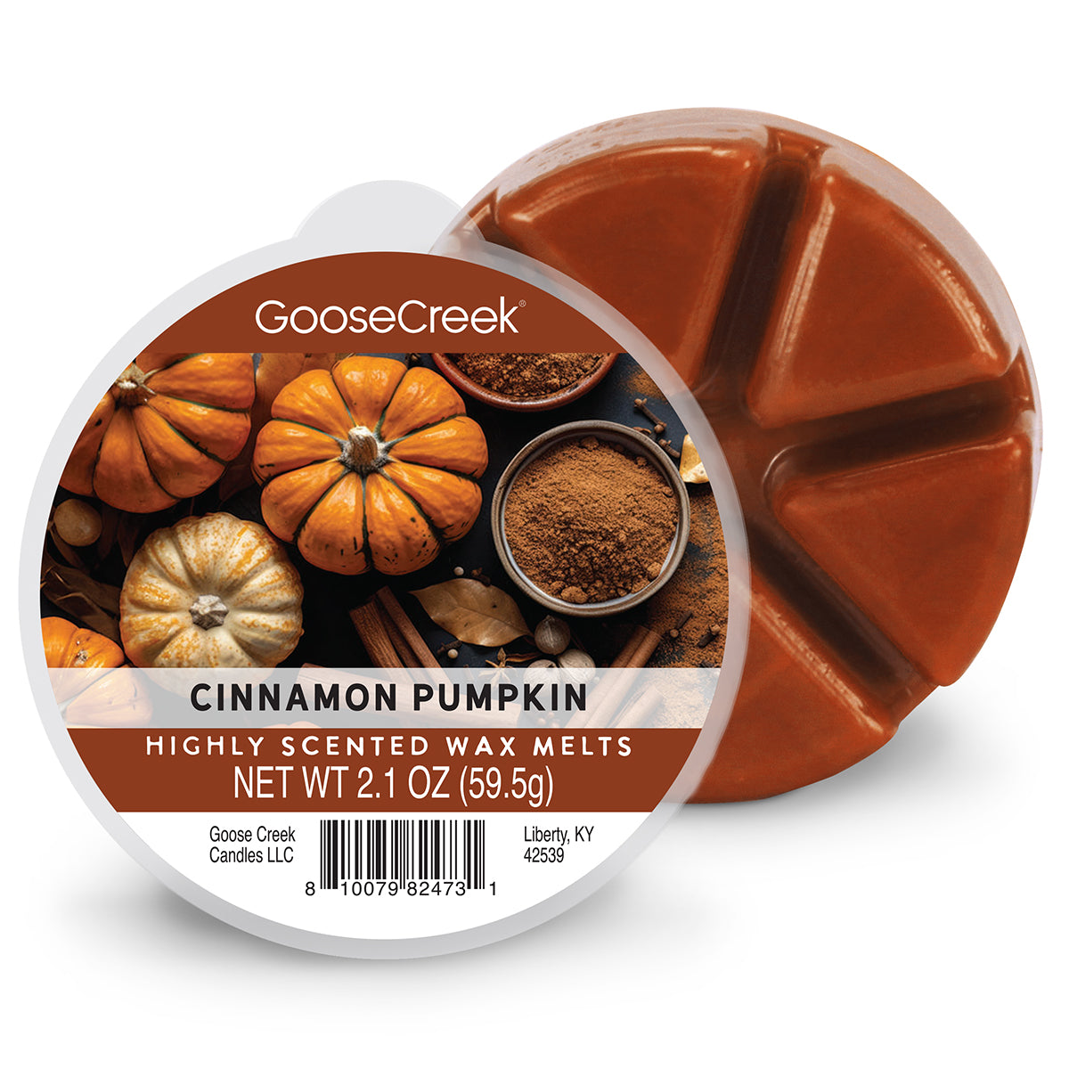 Experience the Warmth of Home: Cinnamon Pumpkin Wax Melt – Goose