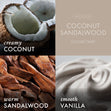 Load image into Gallery viewer, Coconut & Sandalwood Aromatherapy 3-Wick Candle