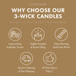 Load image into Gallery viewer, Coffee & Cacao Aromatherapy 3-Wick Candle