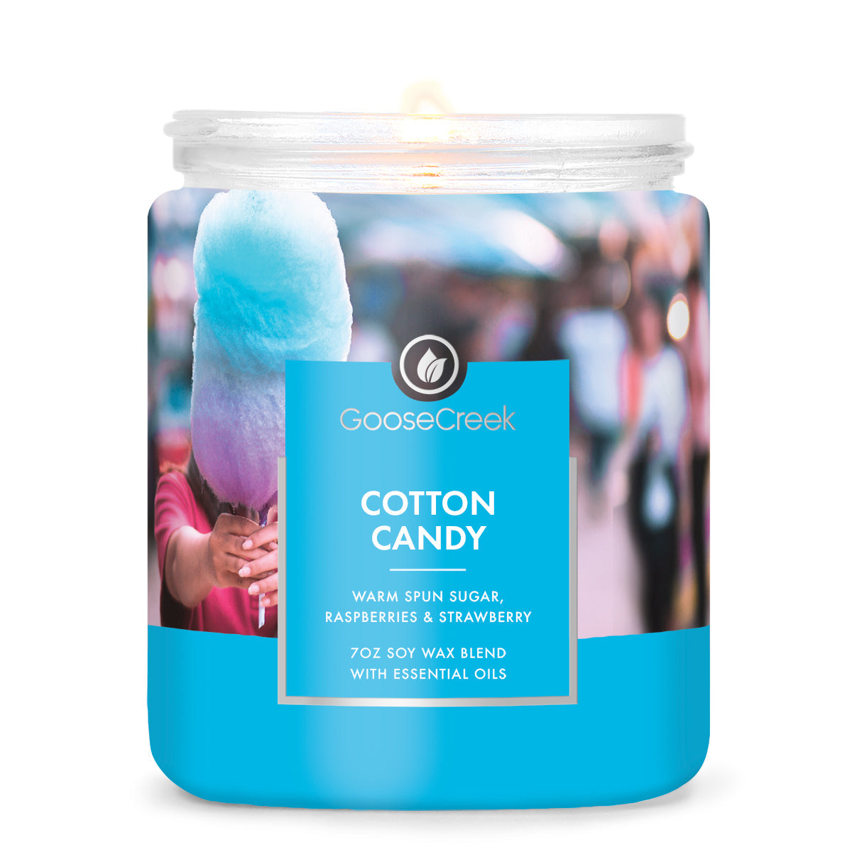 Jar - Cotton Candy 12.5 oz. Mason Jar Colored Candle
