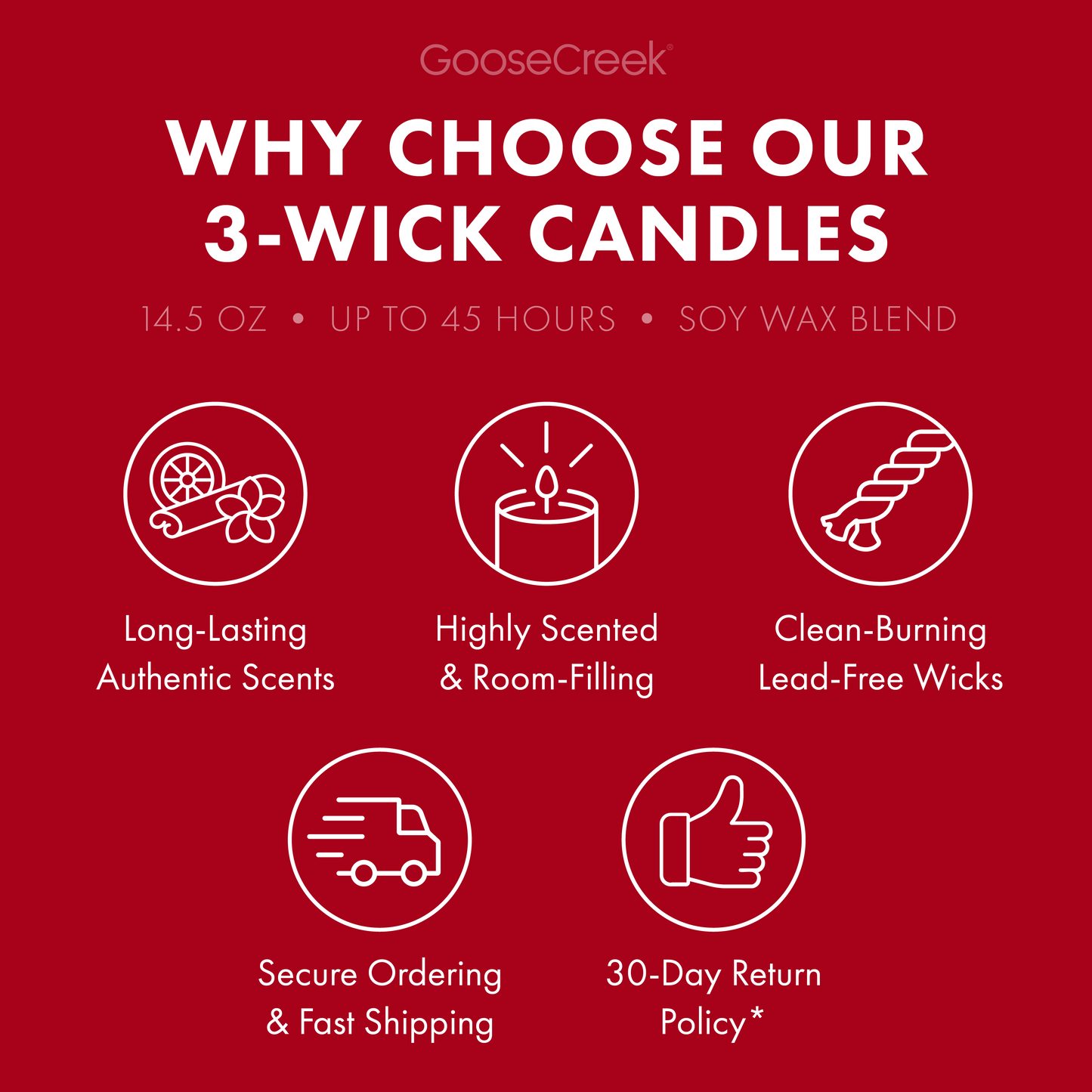 Cranberry 3-Wick Candle