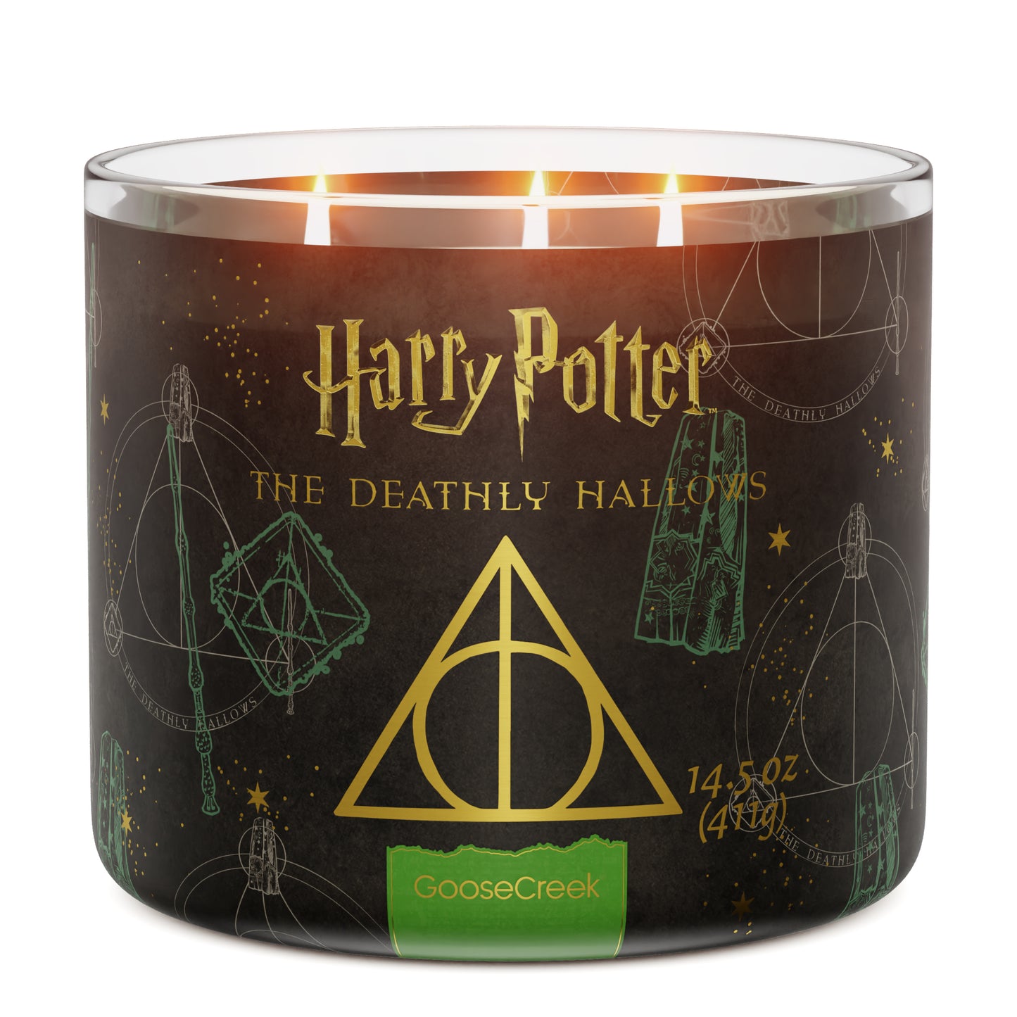 Deathly Hallows 3-Wick Harry Potter Candle