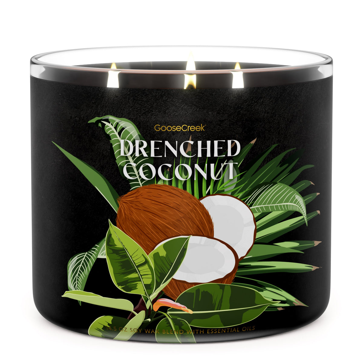 BBW PARADISE online COCONUT 3 WICK CANDLES- DISCONTINUED