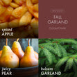 Load image into Gallery viewer, Fall Garland 3-Wick Candle