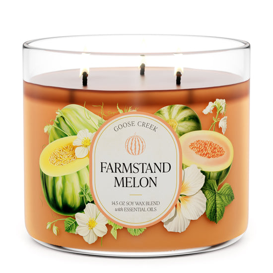 Farmstand Melon Large 3-Wick Candle