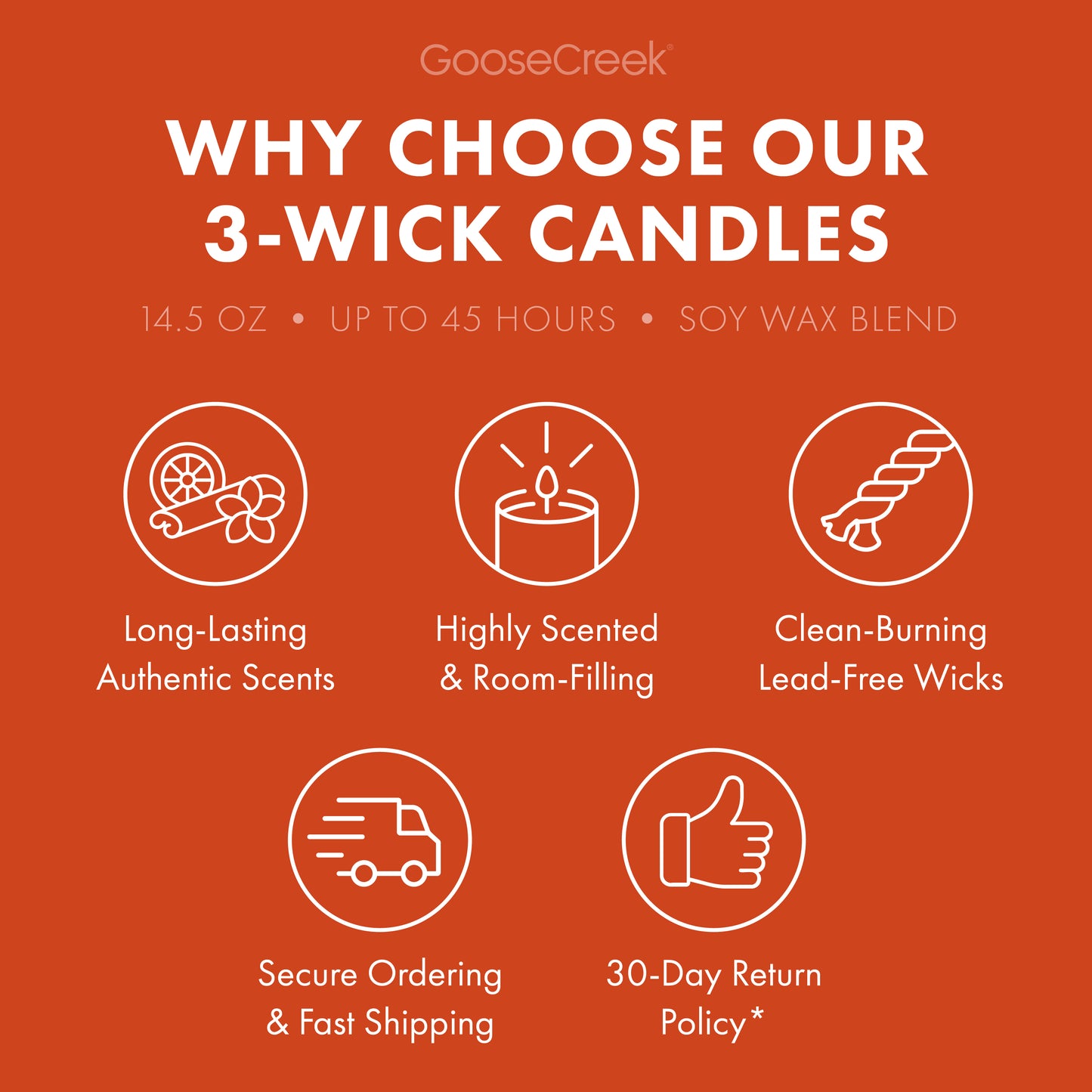 Ghost Treats Large 3-Wick Candle