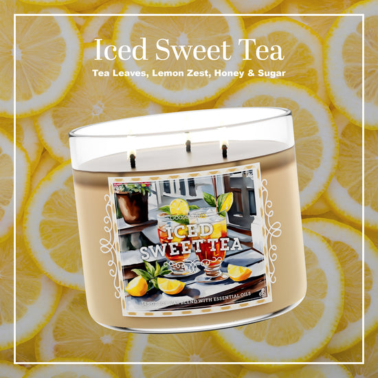 Iced Sweet Tea Large 3-Wick Candle