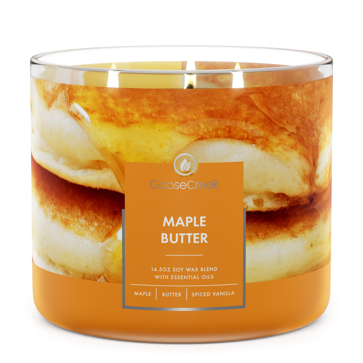 Maple Butter Large 3-Wick Candle - Indulge in Sweet and Buttery Fragrance –  Goose Creek Candle