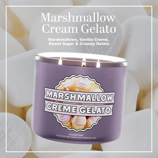 Marshmallow Creme Gelato Large 3-Wick Candle