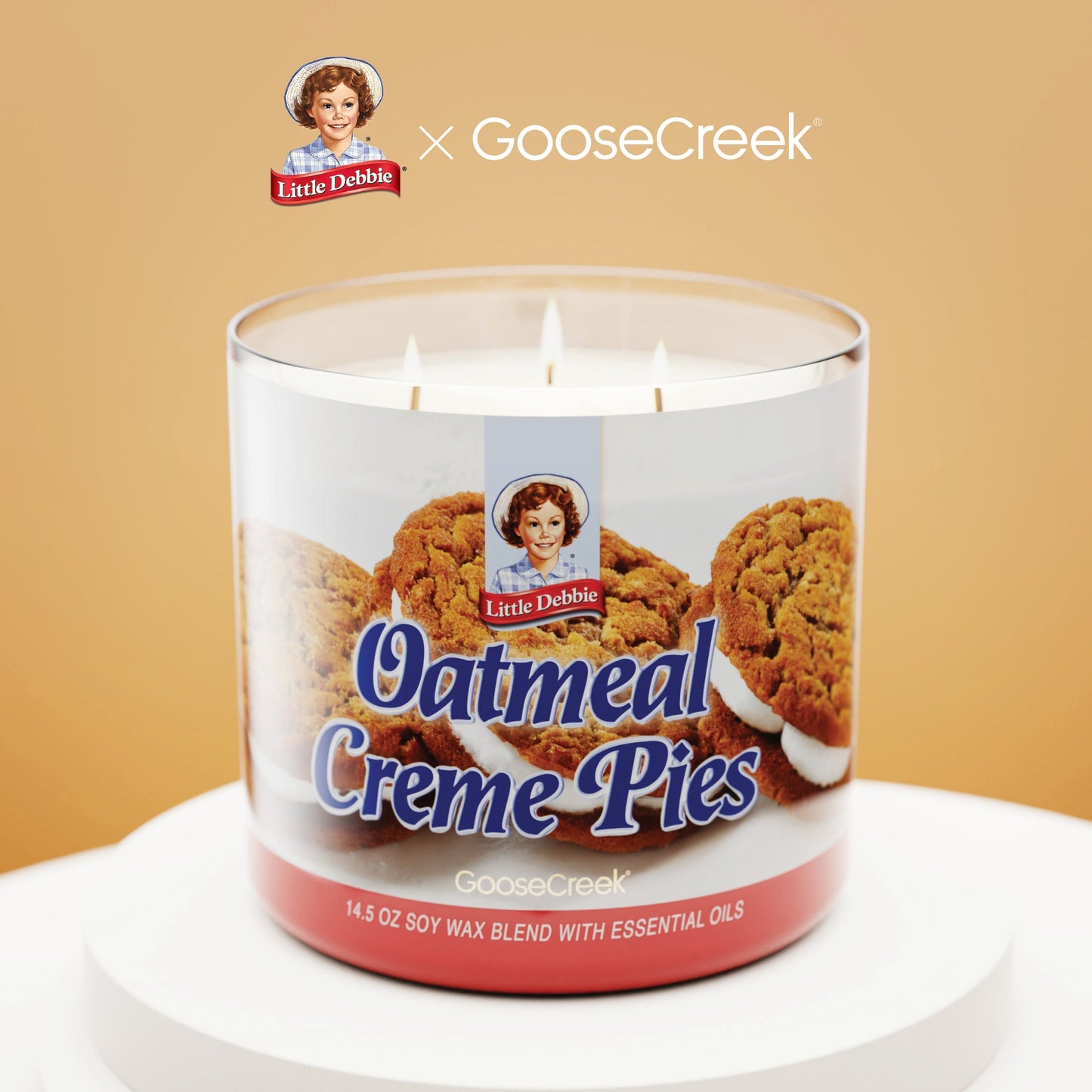 Oatmeal Creme Pies Little Debbie ™ 3-Wick Candle