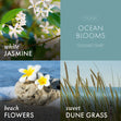 Load image into Gallery viewer, Ocean Blooms 3-Wick Candle