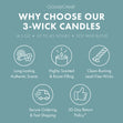 Load image into Gallery viewer, Ocean Blooms 3-Wick Candle