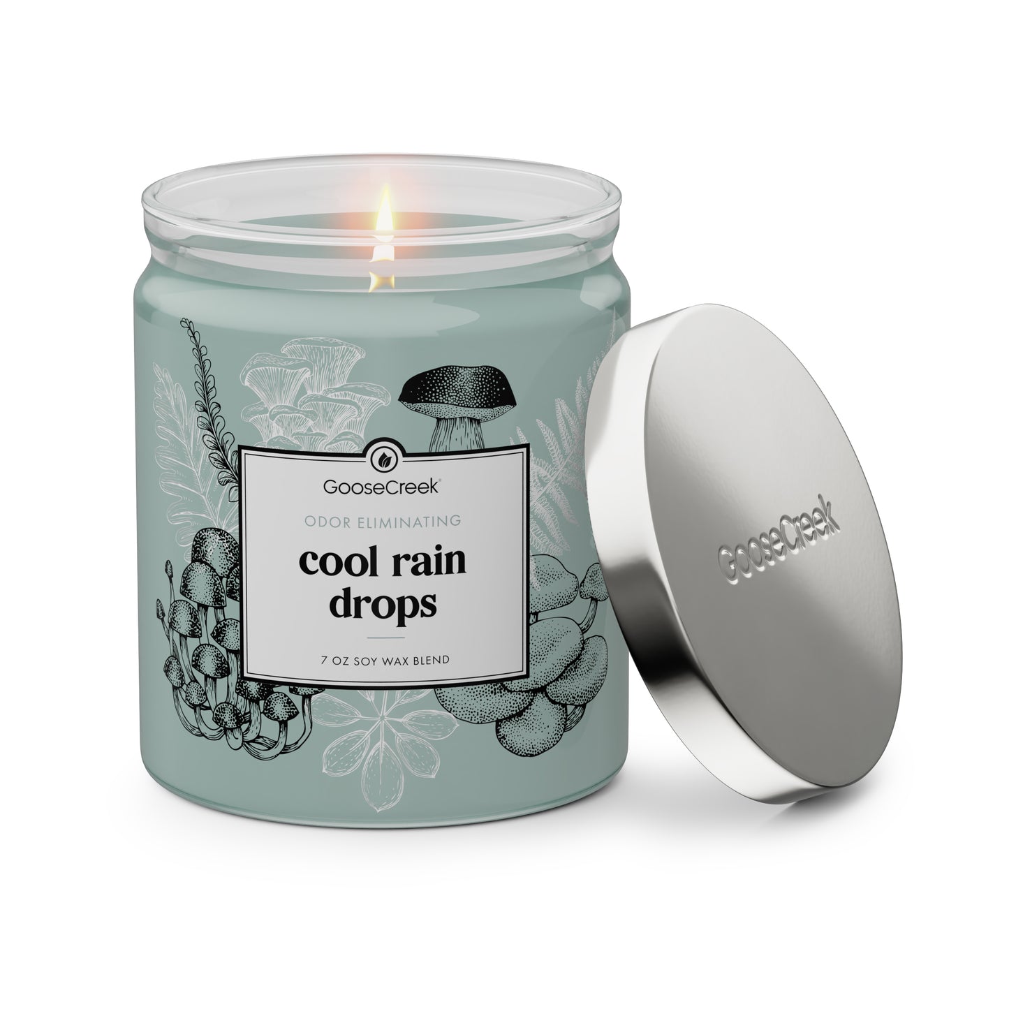 Odor Eliminating Cool Rain Drops 7oz Single Wick Candle