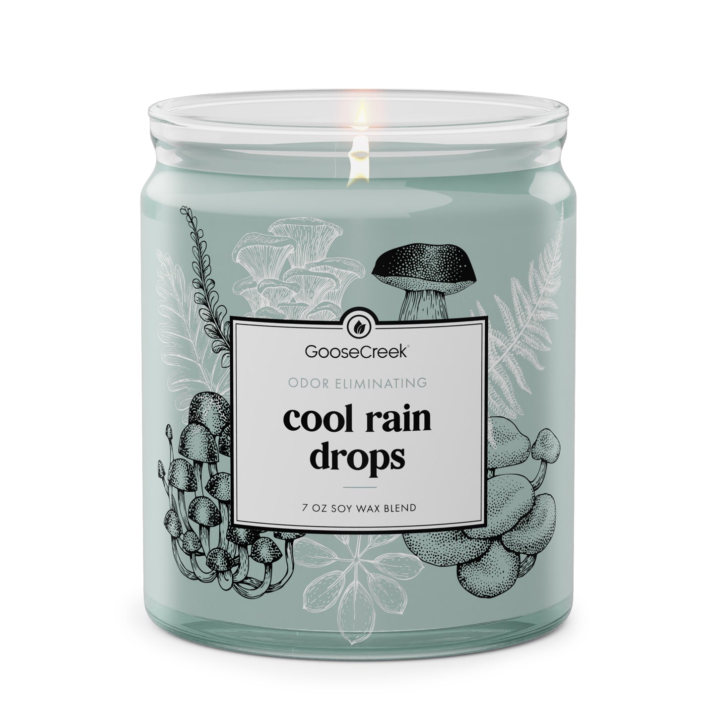 Odor Eliminating Cool Rain Drops 7oz Single Wick Candle
