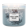 Load image into Gallery viewer, Odor Eliminating Cotton Vanilla Breeze 3-Wick Candle