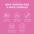 Load image into Gallery viewer, Odor Eliminating Dragonfruit Splash 3-Wick Candle