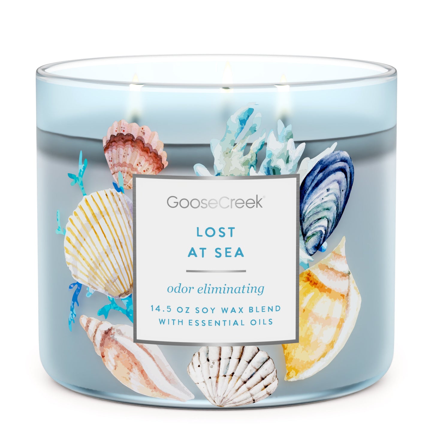 Odor Eliminating - Lost at Sea Large 3-Wick Candle