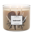 Load image into Gallery viewer, Odor Eliminating Teakwood 3-Wick Candle