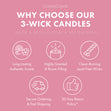 Load image into Gallery viewer, Pink Bellini Large 3-Wick Candle